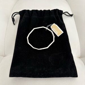 Michael Kors Silver Hexagon Bracelet